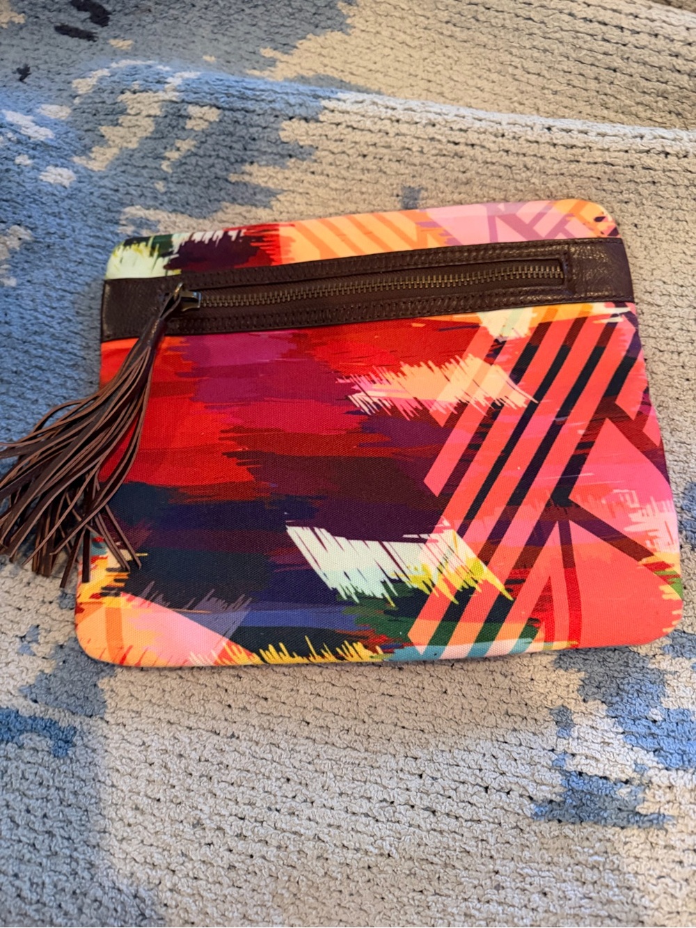 Twelfth Street by Cynthia Vincent Banker’s Clutch Large Zip Foldable Bag